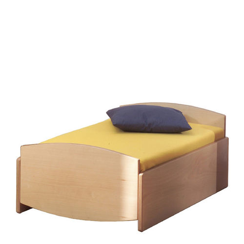 Letto singolo - CB.KQ - Nautilus SA - contemporaneo / in faggio / in MDF