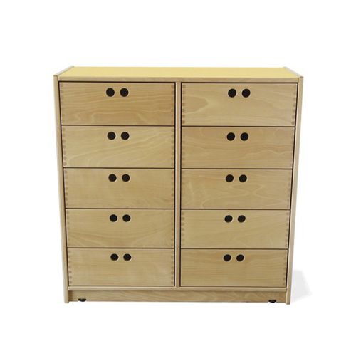 Credenza contemporanea - AGJIS - Nautilus SA - in legno massiccio / impiallacciata in legno / in poliammide