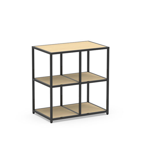 Scaffale contemporaneo - BLEND BLE.4 - Nautilus SA - in acciaio / in PVC / in melaminico