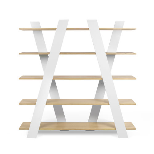 Libreria alta - WIND - TEMAHOME - contemporanea / in legno