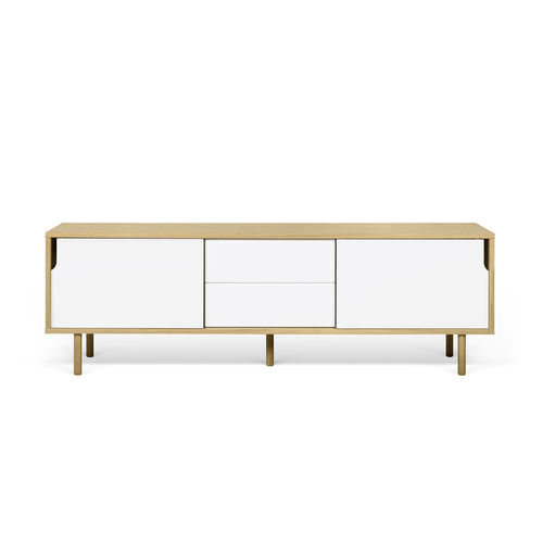 Credenza contemporanea - DANN 201 - TEMAHOME - in legno laccato / in rovere / impiallacciata in legno