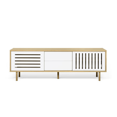 Credenza contemporanea - DANN STRIPES 201 - TEMAHOME - in legno laccato / in rovere / impiallacciata in legno