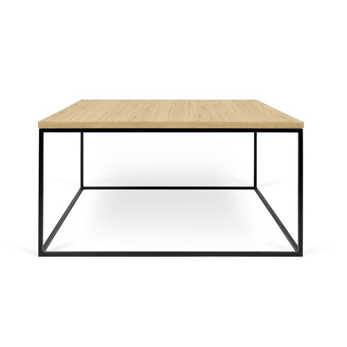 Tavolino basso contemporaneo - GLEAM 75 - TEMAHOME - in rovere / in noce / impiallacciato in legno