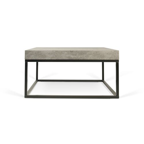 Tavolino basso contemporaneo - PETRA 75 - TEMAHOME - in metallo / in calcestruzzo / in melaminico
