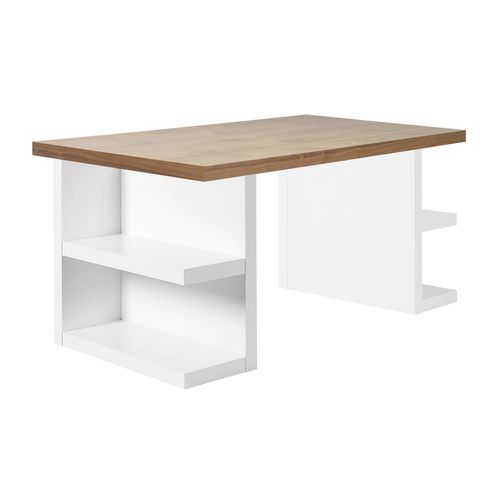Scrivania contemporanea - MULTI 180 - TEMAHOME - in rovere / impiallacciata in legno / in noce