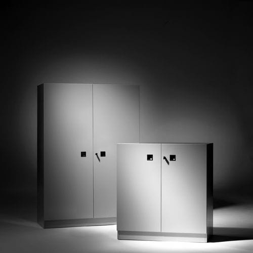 Armadio classificatore basso - ARPA - Iduna S.A. - in legno / con sportello battente / con porta scorrevole