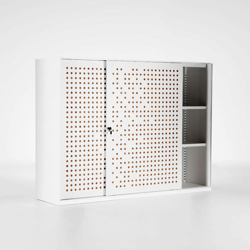 Armadio classificatore basso - 1004 - Iduna S.A. - in legno / in acciaio / con porta scorrevole