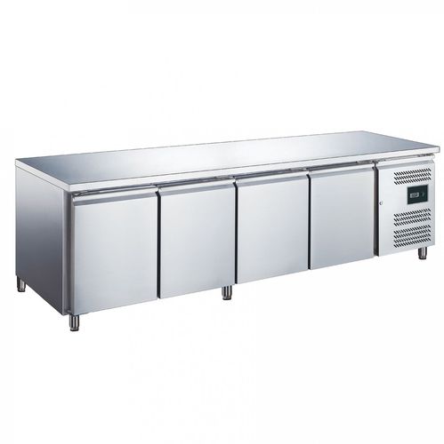 Tavolo di preparazione in acciaio inox - EGN 4100 TN - SARO - ad altezza regolabile / professionale