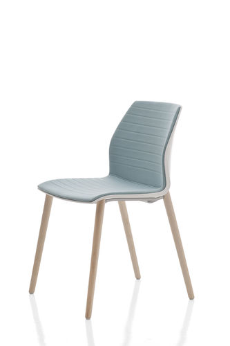 Sedia visitatore contemporanea - KALEA - KASTEL srl - da interno / in polipropilene / impilabile