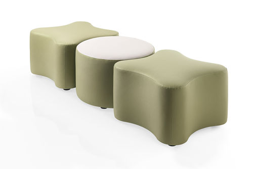 Pouf contemporaneo - K2 - KASTEL srl - in tessuto / modulare