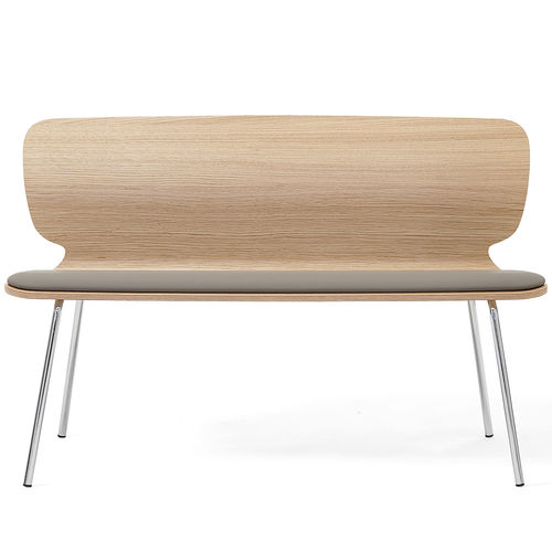 Panca contemporanea - KENDRA - KASTEL srl - in legno / in metallo / in tessuto