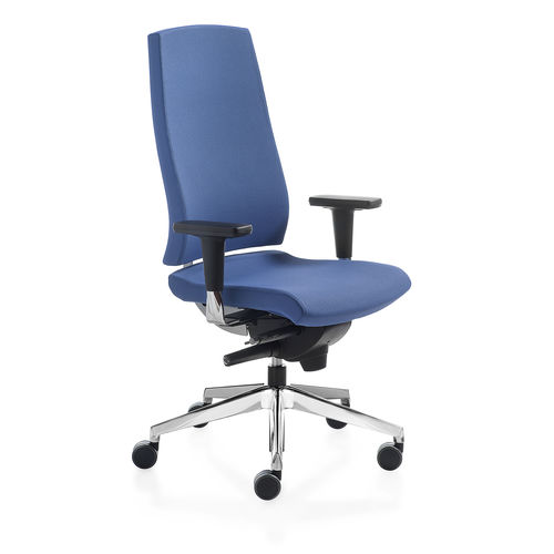 Poltrona da ufficio contemporanea - KONVERT - KASTEL srl - in poliuretano / blu / bianca