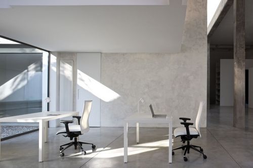 Sedia da ufficio contemporanea - KROMA - KASTEL srl - in rete / con base a stella / contract