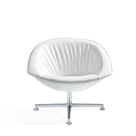 Sedia contemporanea - KROKUS - KASTEL srl - in tessuto / con supporto in metallo / imbottita
