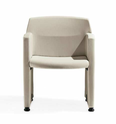 Sedia visitatore contemporanea - KLIPP - KASTEL srl - da interno / in tessuto / imbottita