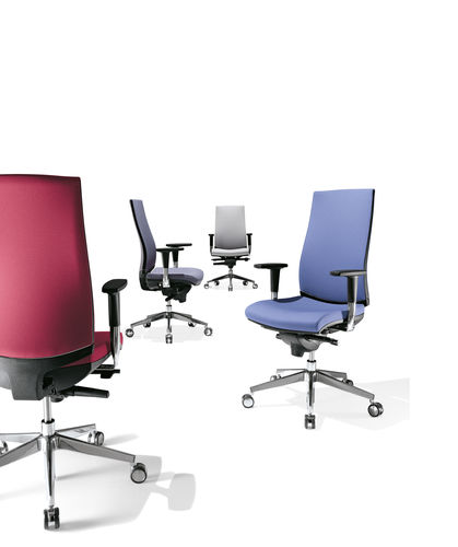 Poltrona da ufficio contemporanea - KONTAT - KASTEL srl - in poliuretano / contract / con base a stella