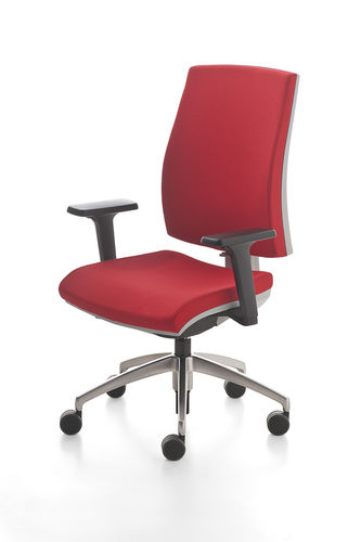 Sedia da ufficio contemporanea - KUBIKA - KASTEL srl - in tessuto / con base a stella / contract