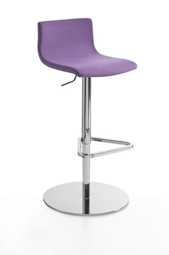 Sedia alta contemporanea - KIMBOX STOOL - KASTEL srl - in tessuto / in metallo / imbottita