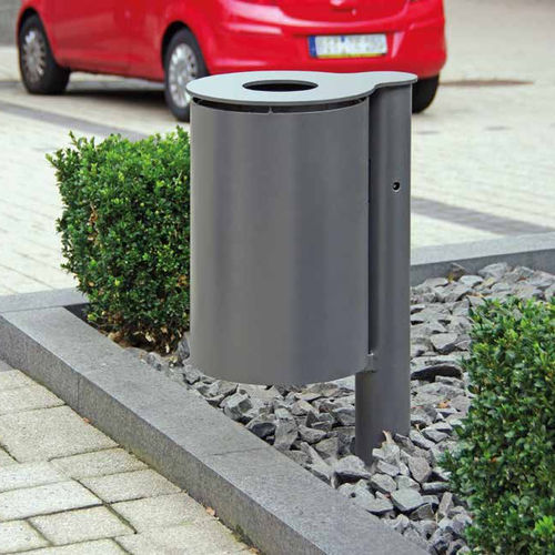 Portarifiuti pubblico - Argen - Gem. Westeifel Werke GmbH - da terra / in acciaio galvanizzato / in acciaio con rivestimento a polvere