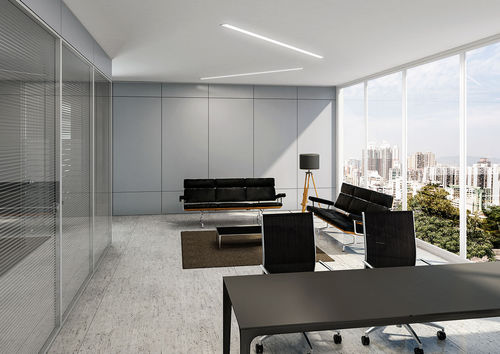 Parete amovibile - K3 - NEWFORM Ufficio - in laminato / in metallo / professionale