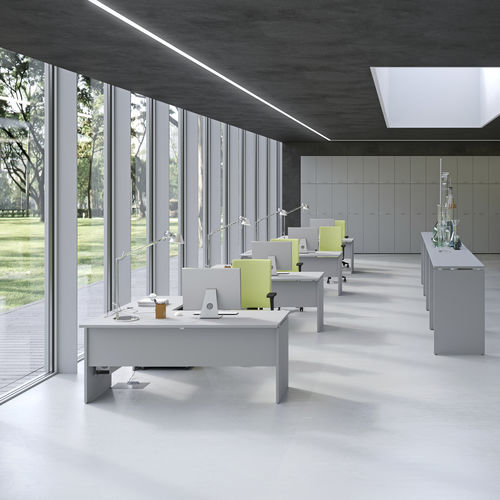 Scrivania per open space - Kamos Pure - NEWFORM Ufficio - contemporanea / in legno / in metallo