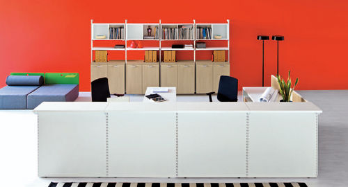 Banco reception in metallo - EIDOS EVO - NEWFORM Ufficio