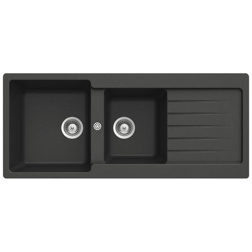Lavello a 2 vasche - 116 - RODI HOME – kitchen sinks and accessories - con gocciolatoio / in composito / da incasso