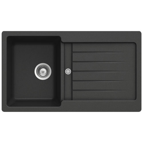 Lavello a 1 vasca - 86 - RODI HOME – kitchen sinks and accessories - con gocciolatoio / in composito / da incasso
