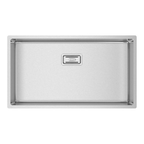 Lavello a 1 vasca - BOX LUX 74 - RODI HOME – kitchen sinks and accessories - senza gocciolatoio / in acciaio inossidabile spazzolato / da incasso
