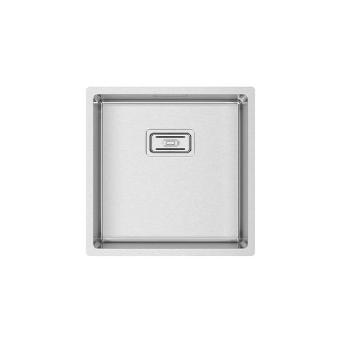 Lavello a 1 vasca - BOX LUX 40 - RODI HOME – kitchen sinks and accessories - senza gocciolatoio / in acciaio inossidabile spazzolato / da incasso