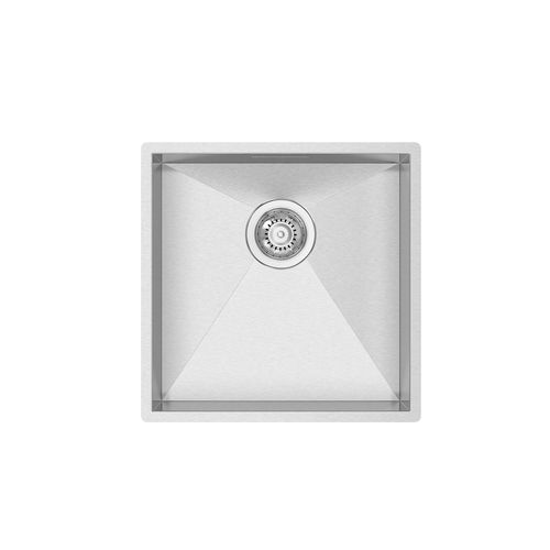 Lavello a 1 vasca - BOX LINE 40 - RODI HOME – kitchen sinks and accessories - senza gocciolatoio / in acciaio inossidabile spazzolato / da incasso