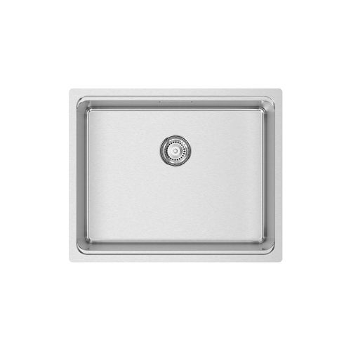 Lavello a 1 vasca - UNA 50 - RODI HOME – kitchen sinks and accessories - con gocciolatoio / in acciaio inossidabile lucido / da incasso