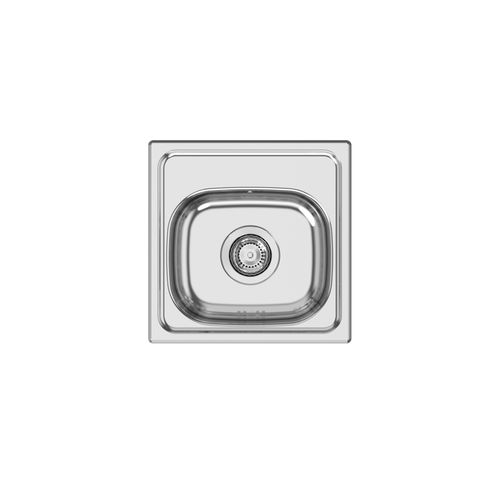 Lavello a 1 vasca - NEW PIO BAR - RODI HOME – kitchen sinks and accessories - senza gocciolatoio / in acciaio inossidabile / in acciaio inossidabile lucido