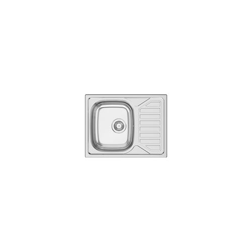 Lavello a 1 vasca - OKIO LINE 65 - RODI HOME – kitchen sinks and accessories - con gocciolatoio / in acciaio inossidabile / in acciaio inossidabile lucido