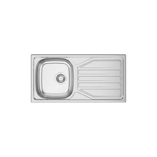 Lavello a 1 vasca - OKIO LINE 85 - RODI HOME – kitchen sinks and accessories - con gocciolatoio / in acciaio inossidabile / da incasso