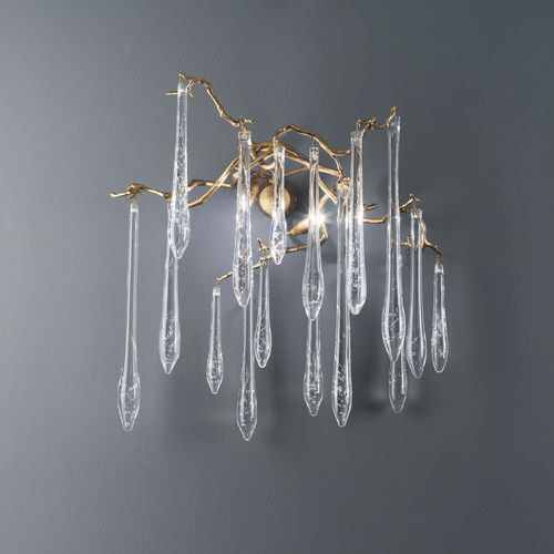 Applique classica - SALIX - Serip - da interno / in bronzo / in vetro