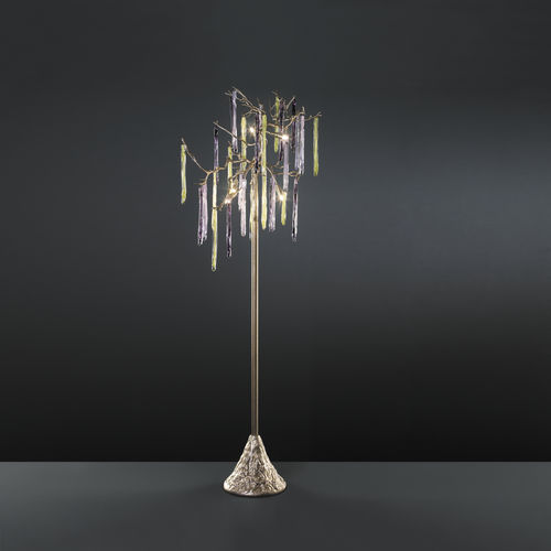 Lampada da terra - STALAGMITE - Serip - in metallo / in vetro / classica