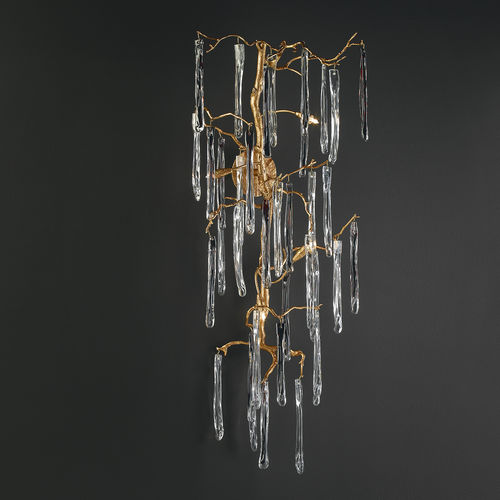 Applique classica - VERGLAS M - Serip - da interno / in metallo / in vetro
