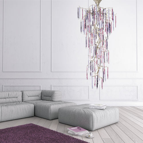 Lampadario classico - STALACTITE S - Serip - in vetro / in bronzo / a cascata