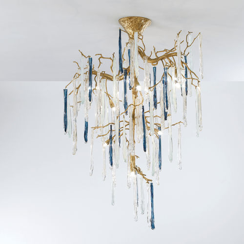Plafoniera classica - ICE M - Serip - in vetro / in metallo / LED