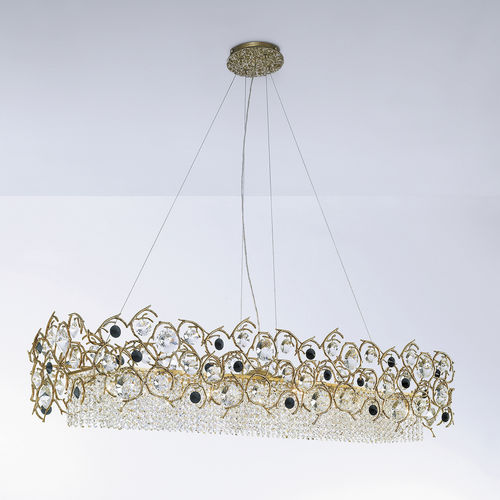 Lampadario contemporaneo - KURUS - Serip - in vetro / in metallo / contract