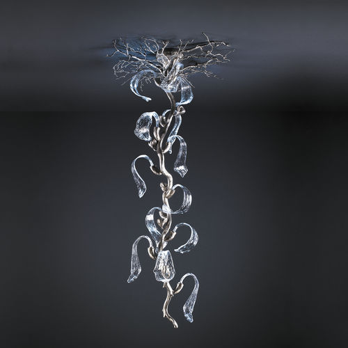 Plafoniera design originale - WINGS VERTICAL S - Serip - in vetro / in bronzo / LED