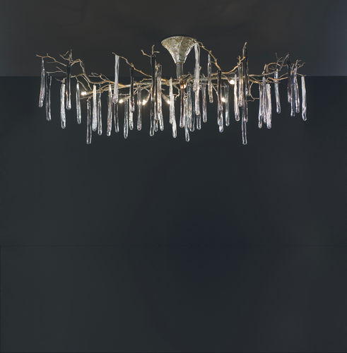 Plafoniera classica - DRIPSTONE S - Serip - in vetro / in bronzo / LED
