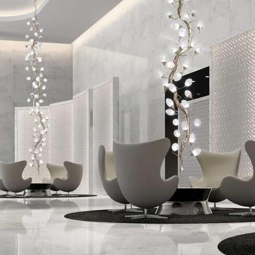 Lampada a sospensione - VERTICAL BLOOM M - Serip - in bronzo / in vetro / design originale
