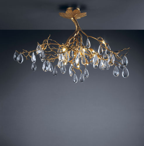 Plafoniera classica - DROPLETS - Serip - in cristallo / in bronzo / LED