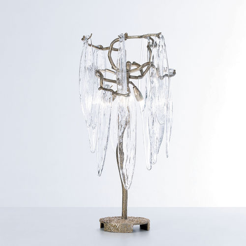 Lampada da tavolo - BLOCK - Serip - in bronzo / in cristallo / contemporanea