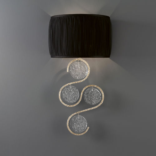 Applique contemporanea - CLEF TREBLE LEFT - Serip - da interno / in bronzo / in vetro