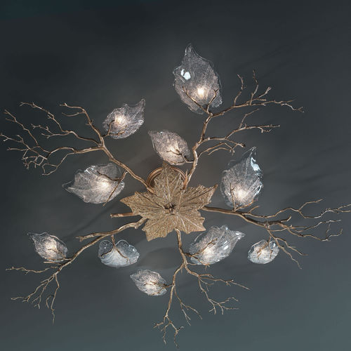 Plafoniera classica - MAGNOLIA - Serip - in vetro / in bronzo / LED