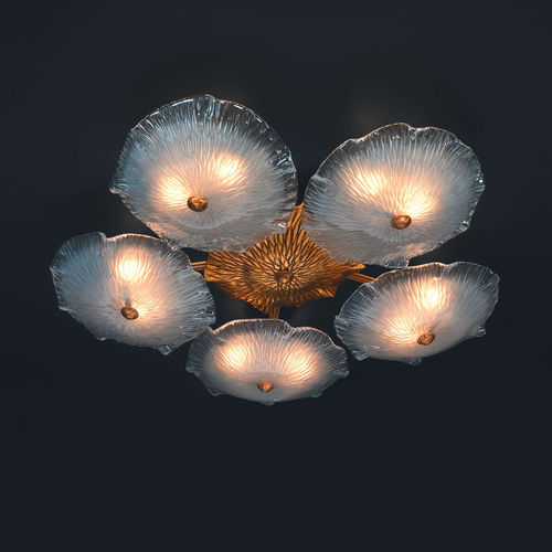 Plafoniera classica - SEED - Serip - in vetro di Murano / in bronzo / LED