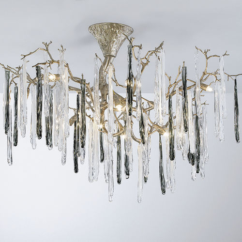 Lampadario contemporaneo - GLAZE L - Serip - in vetro / da 12 lampadine / contract